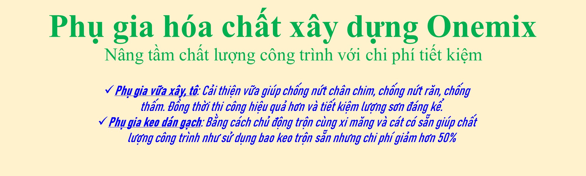 Onemix: Nâng tầm chất lượng với chi phí siêu tiết kiệm